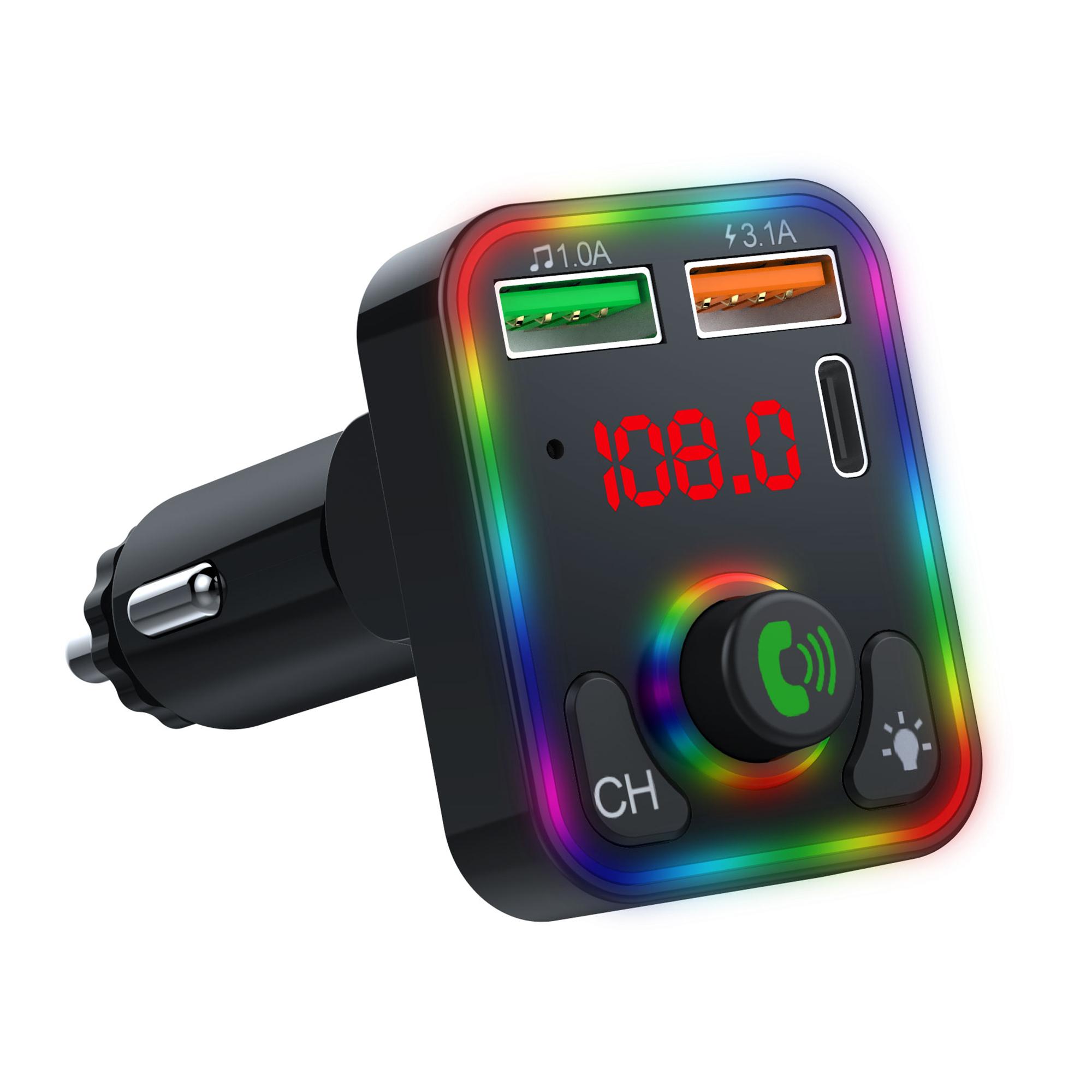 P3 Car MP3 player FM Transmitter PD Fast Charger+2.4A Car Bluetooth-compatible Hands-Free AUX Audio Car Charger Type A
P3 Car MP3 player FM Transmitter PD Fast Charger+2.4A Car Bluetooth-compatible Hands-Free AUX Audio Car Charger Type A