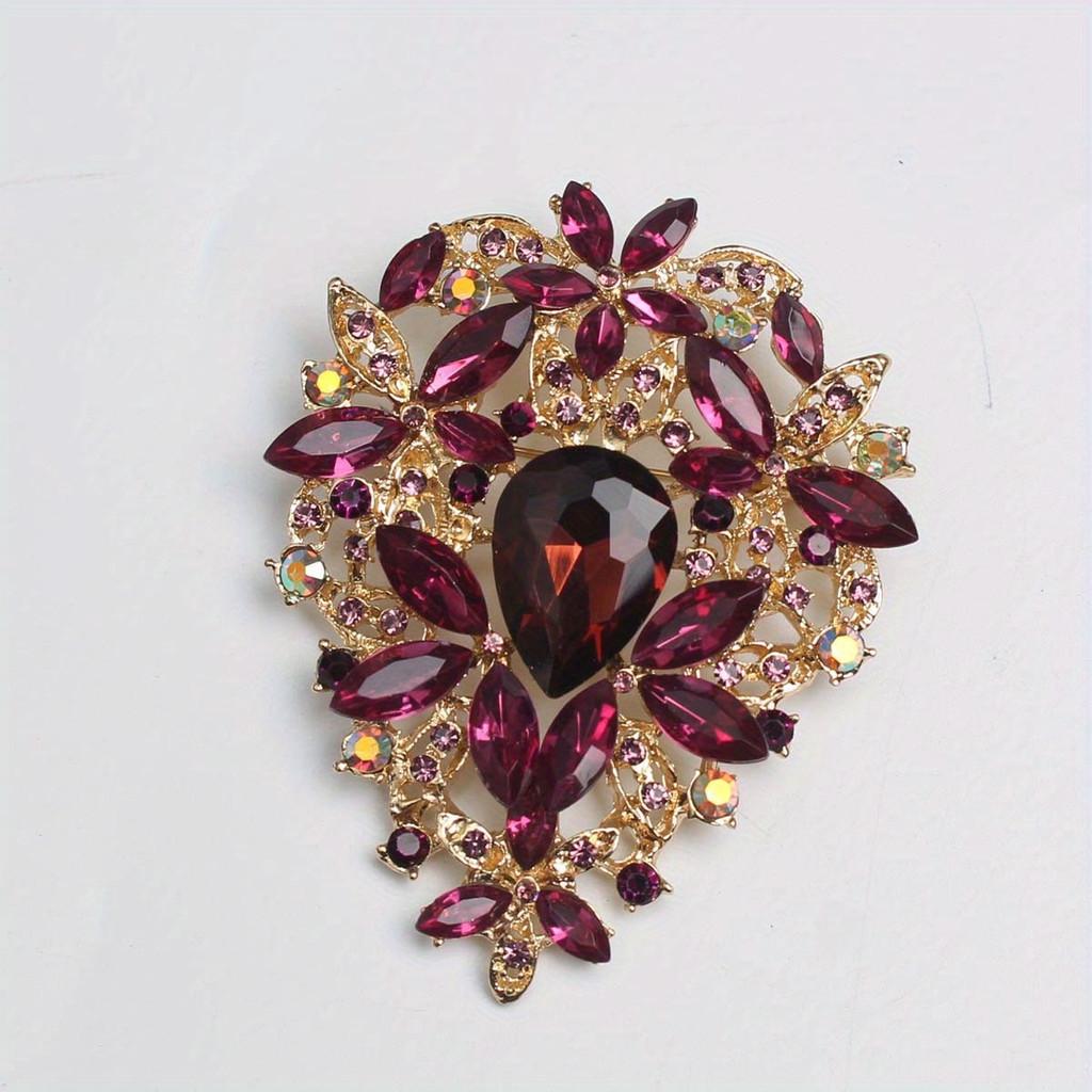 Luxury Design Style Art Nouveau Red Flower Woman Brooch Pin Crystal Rhinestone Women Clothes Scarf Buckle Fashion Jewelry Gifts
Luxury Design Style Art Nouveau Red Flower Woman Brooch Pin Crystal Rhinestone Women Clothes Scarf Buckle Fashion Jewelry Gifts