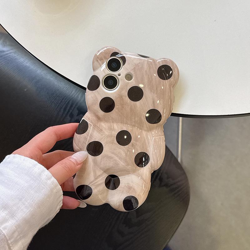Polka Dot Bear Case for iPhone 17 Promax - Drop-Proof, 3D Design for iPhone 16/15/14/13 iPhone 15
Polka Dot Bear Case for iPhone 17 Promax - Drop-Proof, 3D Design for iPhone 16/15/14/13 iPhone 15