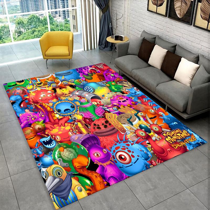 Music Game My Singing Monsters Cartoon Carpet Rug for Bedroom Living Room Sofa Playroom Doormat Home Decor,Kid Area Rug Non-slip 40x60cm
Music Game My Singing Monsters Cartoon Carpet Rug for Bedroom Living Room Sofa Playroom Doormat Home Decor,Kid Area Rug Non-slip 40x60cm