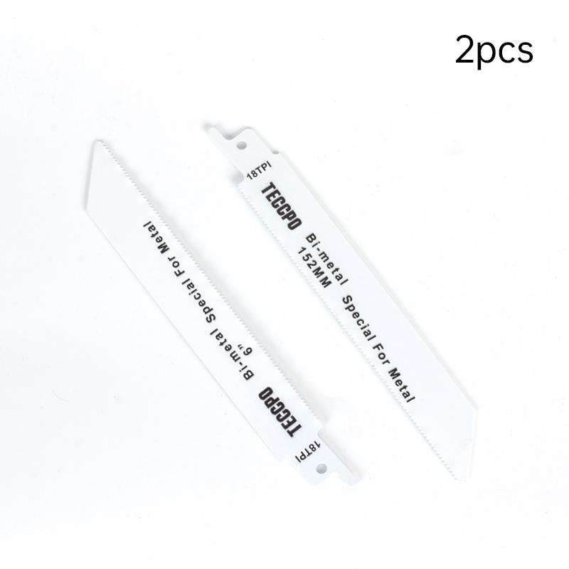 2pcs Reciprocating Saw Blades, High Carbon Steel For Wood Trimming, Metal & Plastic Pipe Cutting, 15cm/5.91in Durable Constructi чорний 
2pcs Reciprocating Saw Blades, High Carbon Steel For Wood Trimming, Metal & Plastic Pipe Cutting, 15cm/5.91in Durable Constructi чорний