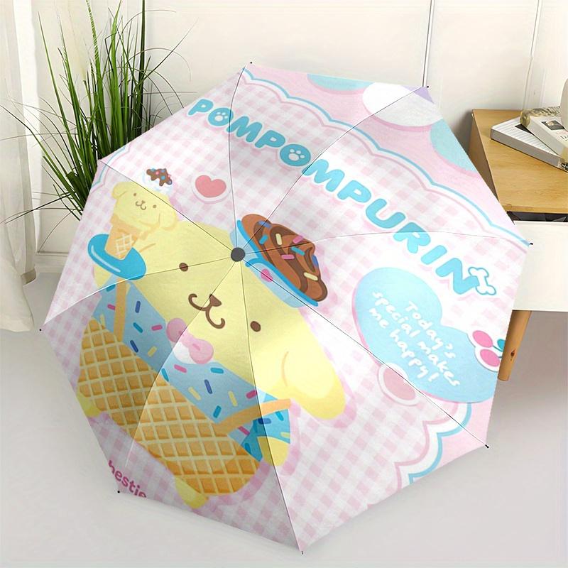 Pompompurin,Ice Cream Automatic Folding Umbrella Simple 8 Rib Design, Bright Cartoon Pattern, Durable Iron Frame, Suitable For Travel, Outdo
Pompompurin,Ice Cream Automatic Folding Umbrella Simple 8 Rib Design, Bright Cartoon Pattern, Durable Iron Frame, Suitable For Travel, Outdo