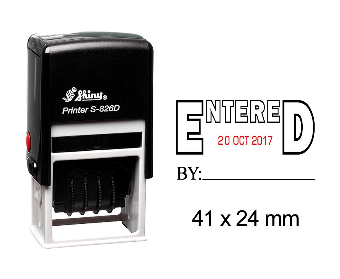 Shiny Date Stamp Self Inking With Entered By Text Ofiice Stationery Rubber Stamper Blue With Red Date - 41mm x 24mm синій
Shiny Date Stamp Self Inking With Entered By Text Ofiice Stationery Rubber Stamper Blue With Red Date - 41mm x 24mm синій