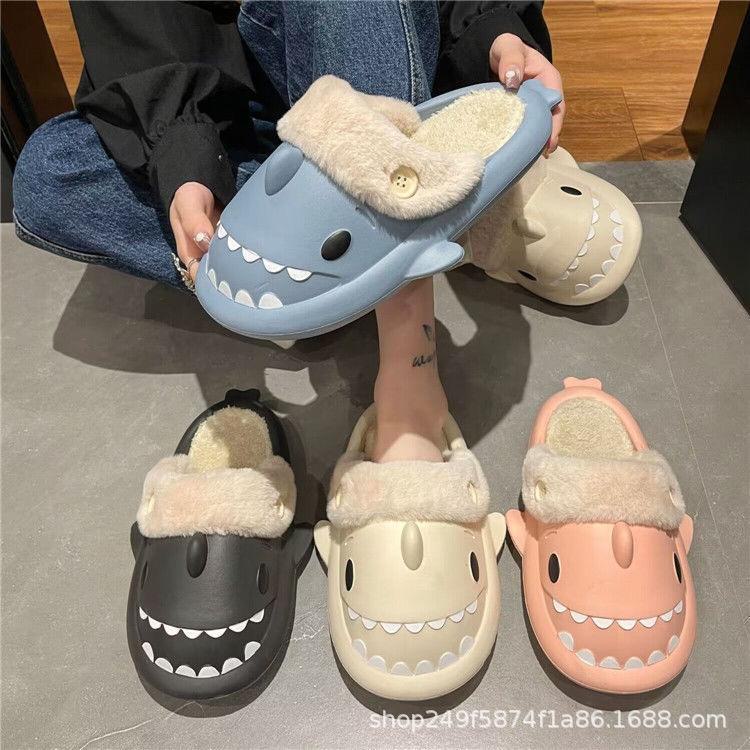 Couples Shark Plush Slippers: Non-slip, Thick, Warm Winter Indoor Footwear for Men & Women 42-43 чёрный
Couples Shark Plush Slippers: Non-slip, Thick, Warm Winter Indoor Footwear for Men & Women 42-43 чёрный