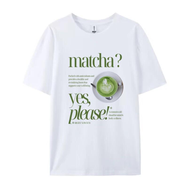 Matcha Please Retro Aesthetic Tshirts Cute Matcha Lover T Shirt Fashion Geen Tea TShirt Women Loose Short Sleeve Foodie Tops S
Matcha Please Retro Aesthetic Tshirts Cute Matcha Lover T Shirt Fashion Geen Tea TShirt Women Loose Short Sleeve Foodie Tops S