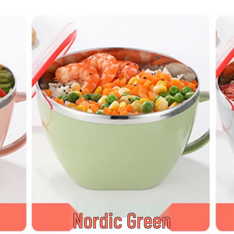 Insulated Stainless Steel Noodle Bowl & Lunch Box with Lid and Handle
Insulated Stainless Steel Noodle Bowl & Lunch Box with Lid and Handle