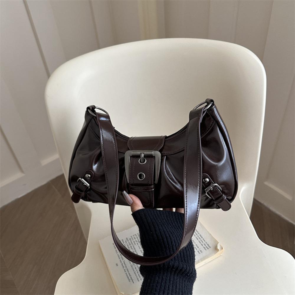 Simple Y2K Retro Rivet Shoulder Bag Pu Leather Fashion Motorcycle Bag Korean Handbag Vintage Underarm Bag Shopping
Simple Y2K Retro Rivet Shoulder Bag Pu Leather Fashion Motorcycle Bag Korean Handbag Vintage Underarm Bag Shopping