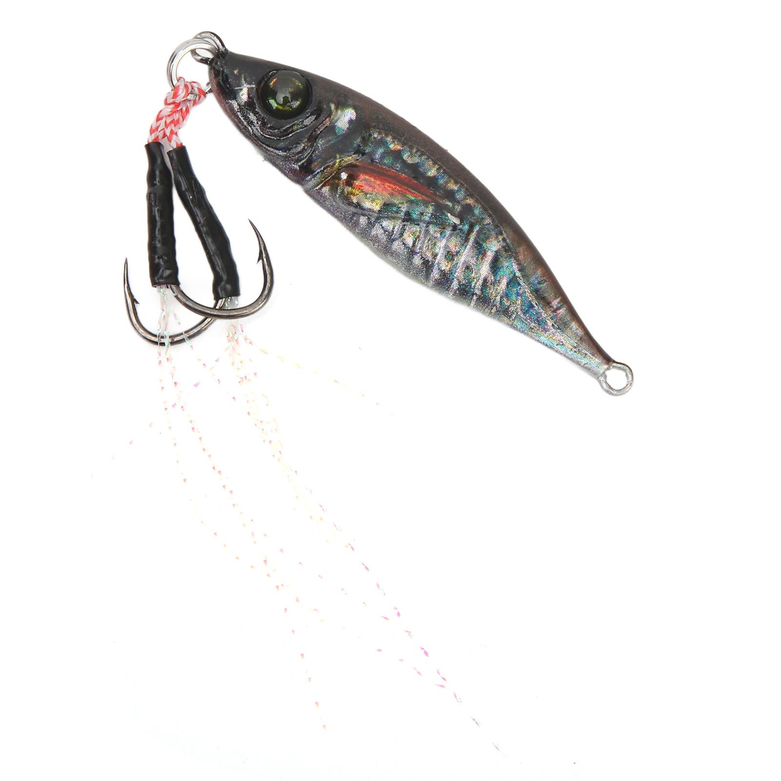21g 3D Printing Simulation Iron Plate Lure Artificial Fishing Bait with Hook for Tuna Marlin Wajo Sailfish Tuna 2#
21g 3D Printing Simulation Iron Plate Lure Artificial Fishing Bait with Hook for Tuna Marlin Wajo Sailfish Tuna 2#
