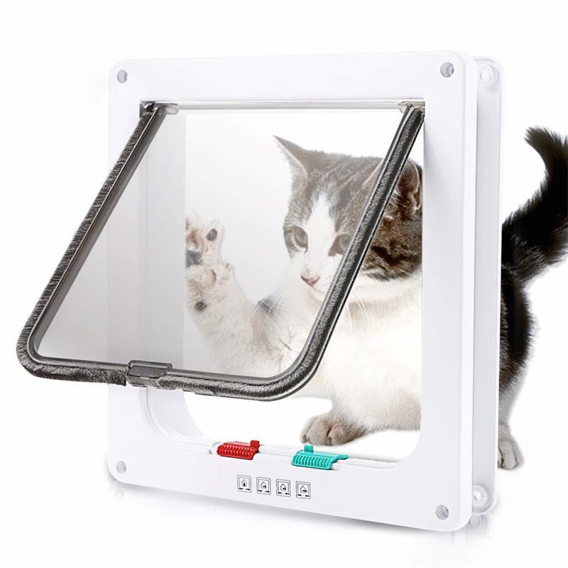 Security Lock Flap Door for Dog Cats Kitten ABS Plastic Small Pet Gate Door Kit Cat Dogs Flap
Security Lock Flap Door for Dog Cats Kitten ABS Plastic Small Pet Gate Door Kit Cat Dogs Flap
