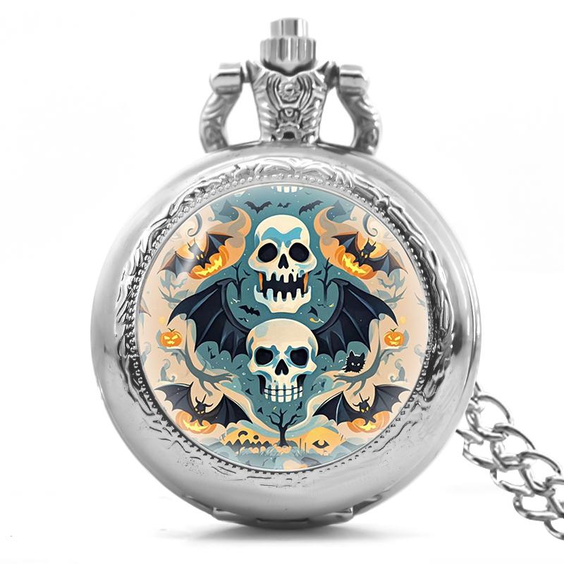 Creative Vintage Compact Medium Quartz Necklace Pocket Watch Alloy Round Dial Funny Stickers Halloween Cheap Gift For Kids
Creative Vintage Compact Medium Quartz Necklace Pocket Watch Alloy Round Dial Funny Stickers Halloween Cheap Gift For Kids