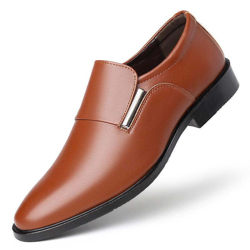 Autumn new men s business dress leather shoes men s British pointed toe foot cover men s shoes men s shoes 44 коричневий
Autumn new men s business dress leather shoes men s British pointed toe foot cover men s shoes men s shoes 44 коричневий