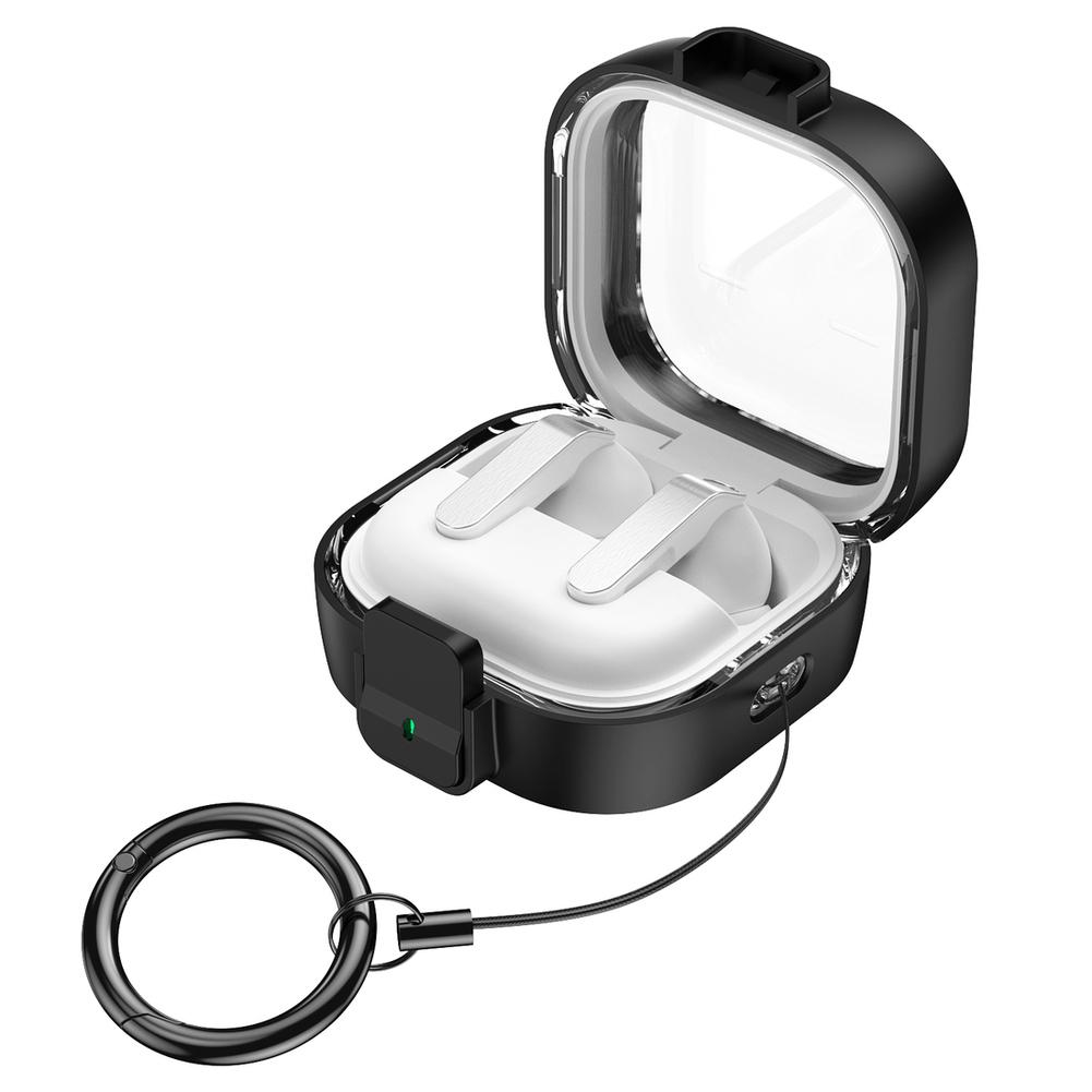 Shockproof Safety Lock Case For Samsung Buds 4 And Buds 4 Pro With Keychain Full Body Coverage Hard ABS Shell Armor Protection чёрный
Shockproof Safety Lock Case For Samsung Buds 4 And Buds 4 Pro With Keychain Full Body Coverage Hard ABS Shell Armor Protection чёрный