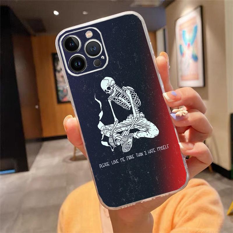 Phone Case Carcasa Funda For iPhone 17 Pro Max Air 16 15 14 13 Pro Max 15 16 Pro 15Plus 16E Skeleton Art Case iphone 15ProMax
Phone Case Carcasa Funda For iPhone 17 Pro Max Air 16 15 14 13 Pro Max 15 16 Pro 15Plus 16E Skeleton Art Case iphone 15ProMax