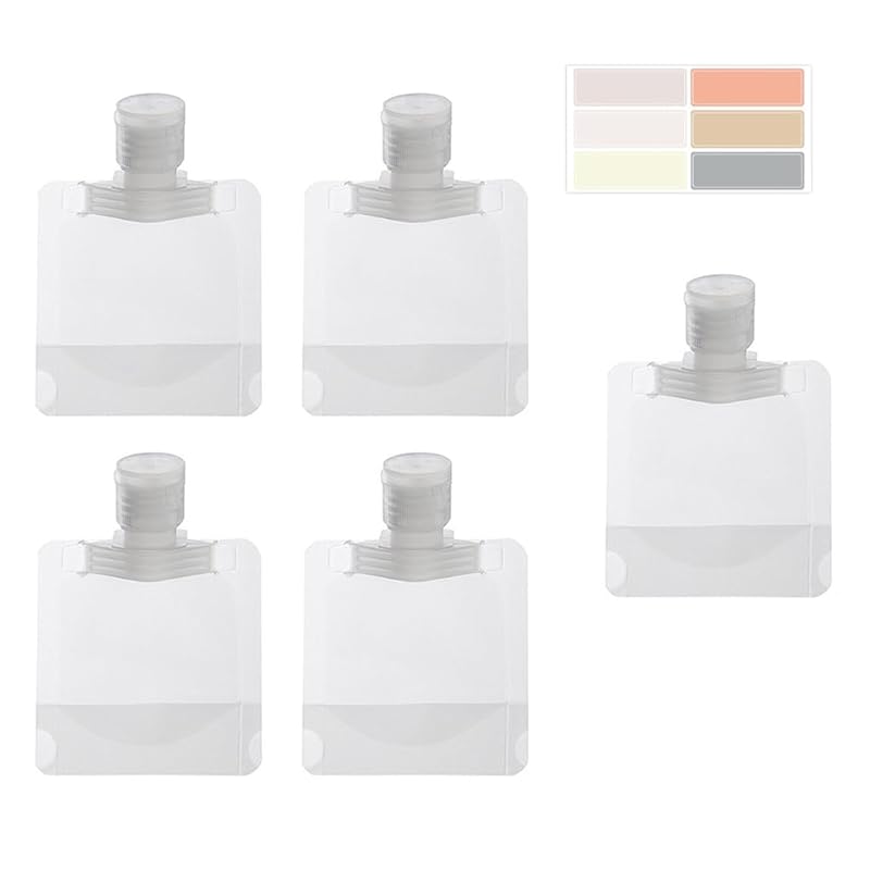 travel liquid individual packaging set of 5 30ml pouch container In a bag subdivision refill Leak proof travel bottle transparent sealability refill
travel liquid individual packaging set of 5 30ml pouch container In a bag subdivision refill Leak proof travel bottle transparent sealability refill
