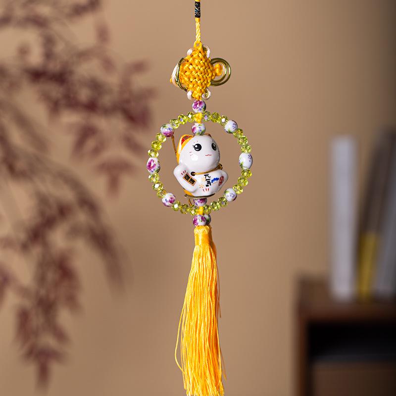 Car Rearview Mirror Lucky Cat Blessing Pendant for Women s Safety жёлтый
Car Rearview Mirror Lucky Cat Blessing Pendant for Women s Safety жёлтый