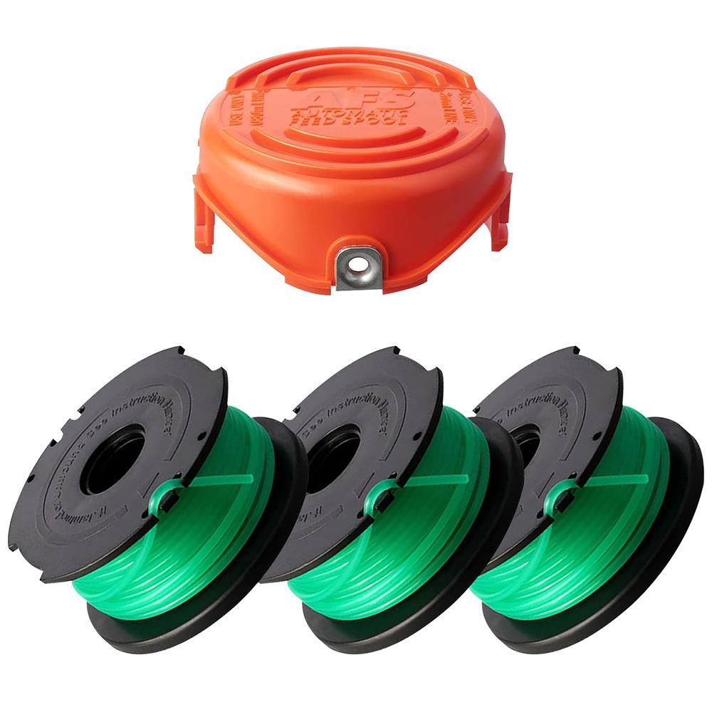 1 Ковпачок котушки + 3 Запасні котушки для газонокосарки Black & Decker GH3000/GH3000R/LST540/LST540B, SF-080-BKP/90583594 A
1 Ковпачок котушки + 3 Запасні котушки для газонокосарки Black & Decker GH3000/GH3000R/LST540/LST540B, SF-080-BKP/90583594 A