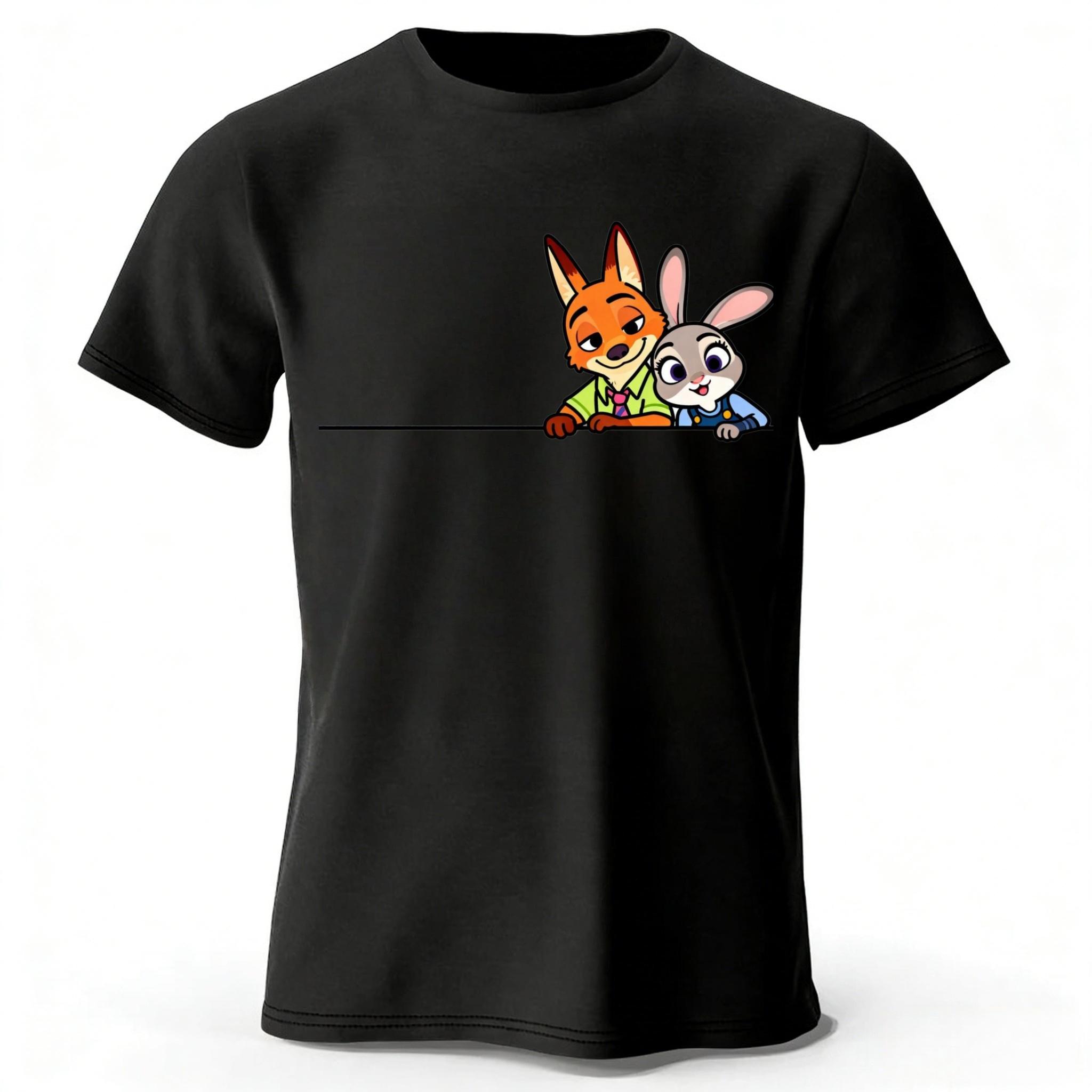 2026 Latest Disney Zootopia2 Couple Pure Cotton Tshirt for MenWomen Daily Casual Soft High Quality Large Sports Short Sleeve S
2026 Latest Disney Zootopia2 Couple Pure Cotton Tshirt for MenWomen Daily Casual Soft High Quality Large Sports Short Sleeve S