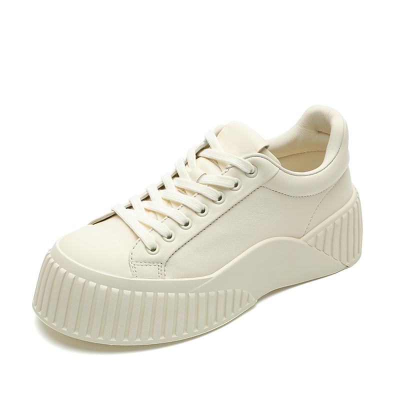 Leather little white shoes women s platform spring new versatile casual board shoes women s retro lace-up muffin cookie shoes 35
Leather little white shoes women s platform spring new versatile casual board shoes women s retro lace-up muffin cookie shoes 35