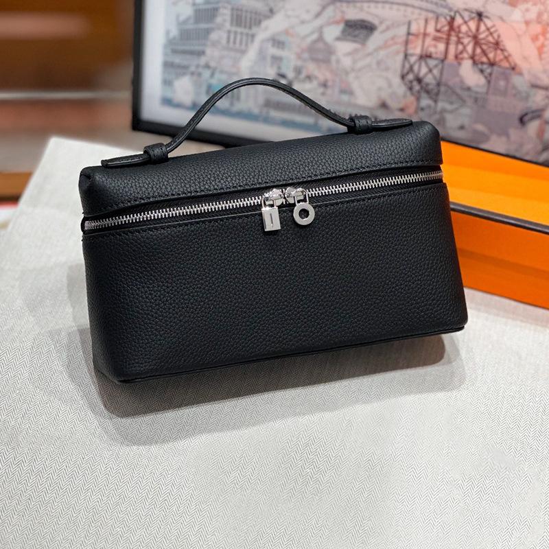 23 New LP19 Lunch Box Bag Togo Calf Leather Mini Makeup Small Diagonal Cross Handbag 19cm чорний
23 New LP19 Lunch Box Bag Togo Calf Leather Mini Makeup Small Diagonal Cross Handbag 19cm чорний
