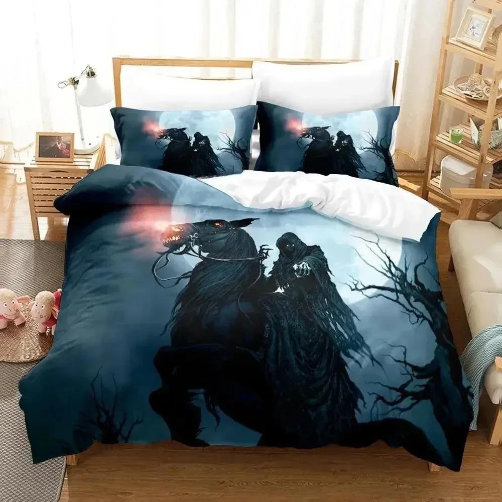Dark Grim Reaper Beding Set For Bedrom Soft Modern Bedspreads Comefortable Children Kids Soft Duvet Cover Comfortable Quilt Cover And Pilowcase 135*200cm Eu-Single
Dark Grim Reaper Beding Set For Bedrom Soft Modern Bedspreads Comefortable Children Kids Soft Duvet Cover Comfortable Quilt Cover And Pilowcase 135*200cm Eu-Single