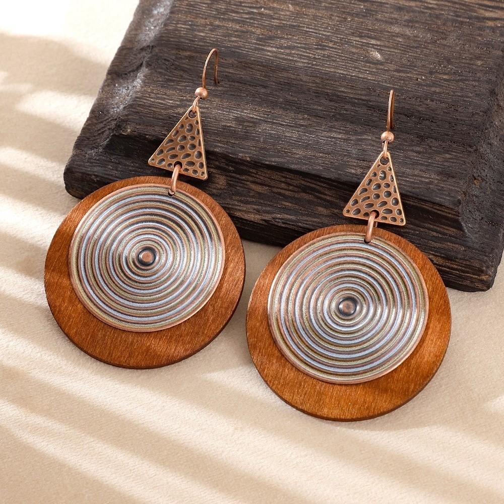 Fashion Vintage Spiral Round Earring Colorful Bohemian Style Pendant Earrings Ethnic Earrings Women
Fashion Vintage Spiral Round Earring Colorful Bohemian Style Pendant Earrings Ethnic Earrings Women
