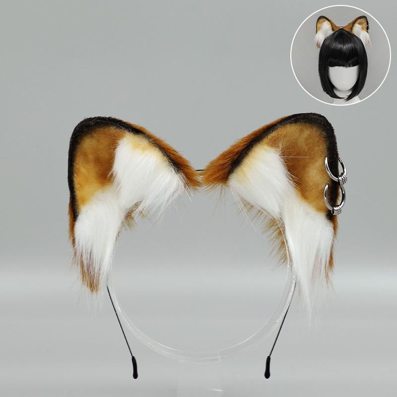 Handmade simulation sweet cool yk animal ears headband accessories Internet celebrity live show props Husky dog ears headgear
Handmade simulation sweet cool yk animal ears headband accessories Internet celebrity live show props Husky dog ears headgear