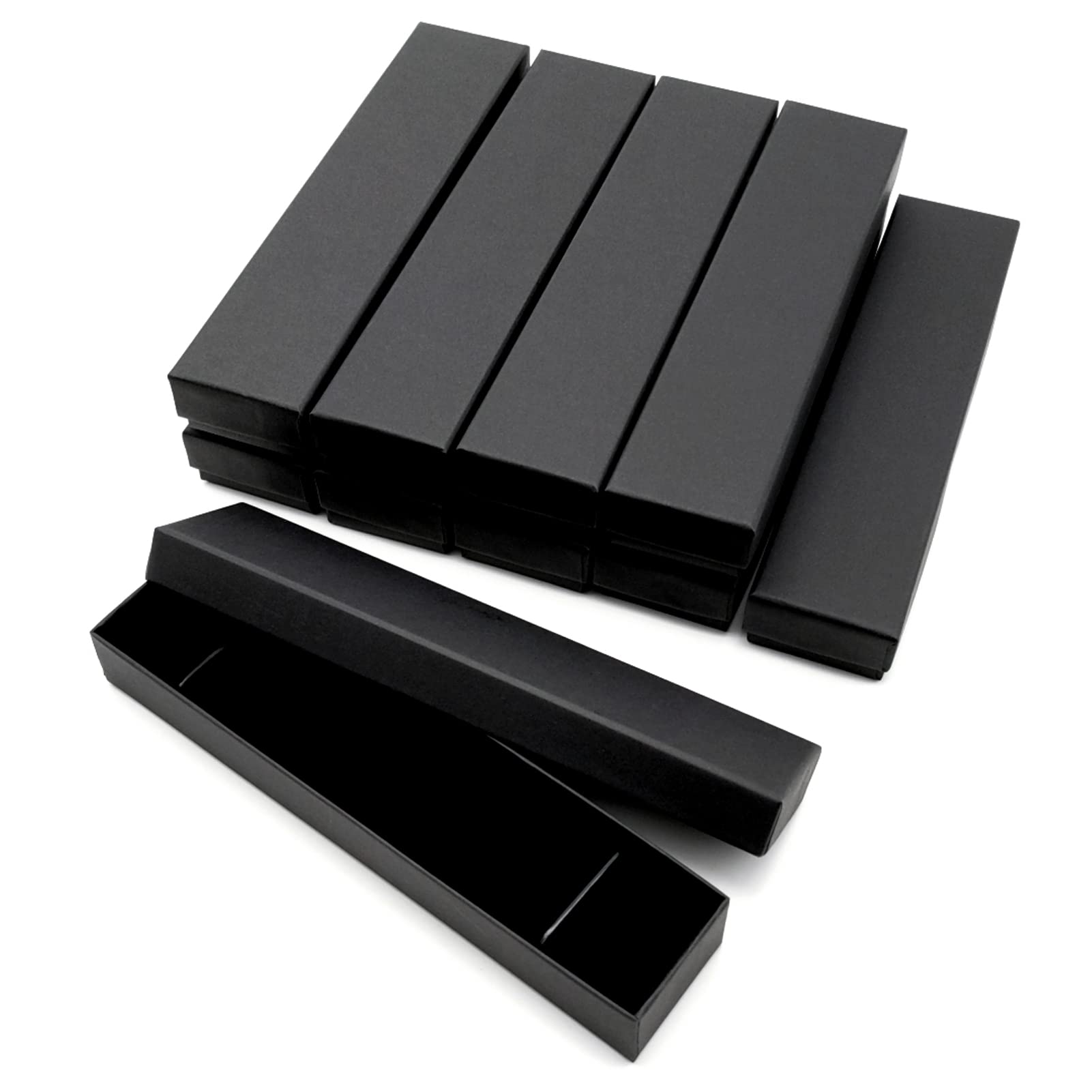 Подарочная коробка 22x5x3 см прямоугольная для аксессуаров из крафтовой бумаги, набор из 10 штук (ТУИСКУ) (черный) чёрный
Подарочная коробка 22x5x3 см прямоугольная для аксессуаров из крафтовой бумаги, набор из 10 штук (ТУИСКУ) (черный) чёрный