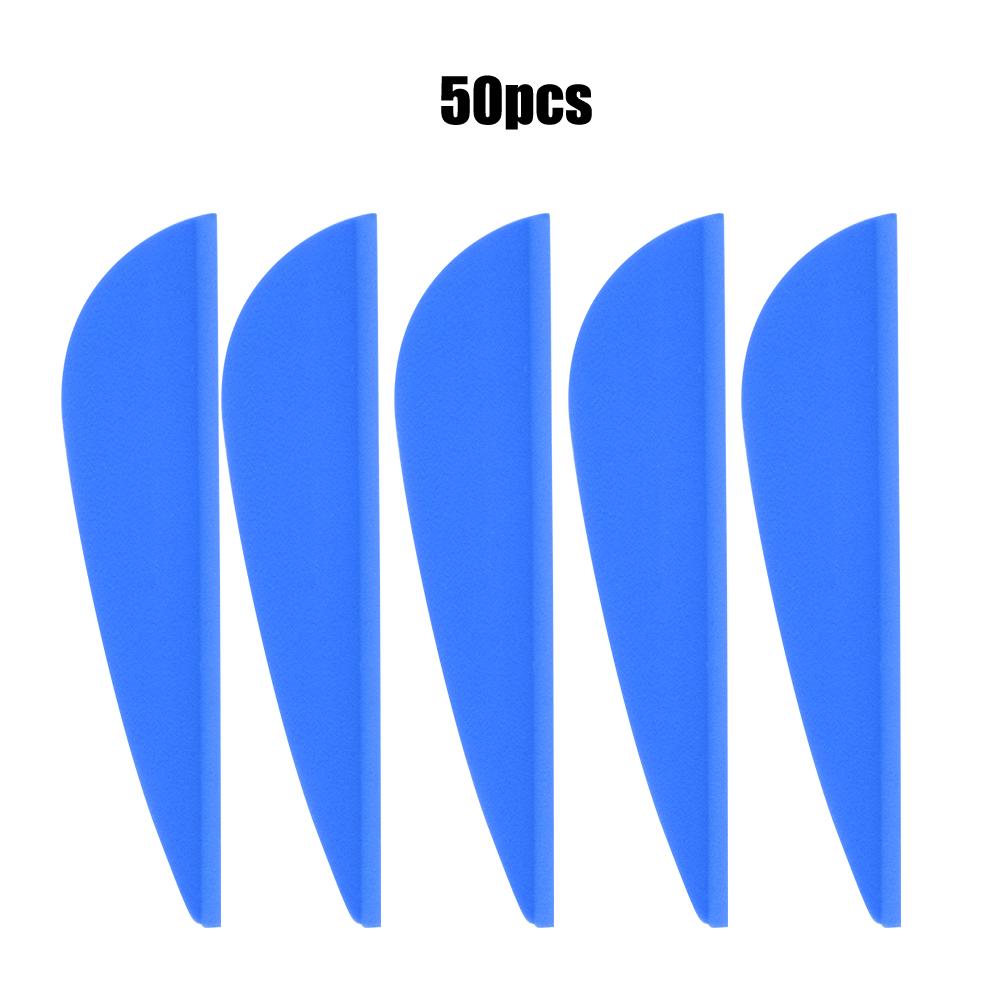 50PCS 1.75 Inch Rubber Universal Arrow Feather Archery Hunting Bow Equipment DIY Tool AccessoryBlue
50PCS 1.75 Inch Rubber Universal Arrow Feather Archery Hunting Bow Equipment DIY Tool AccessoryBlue