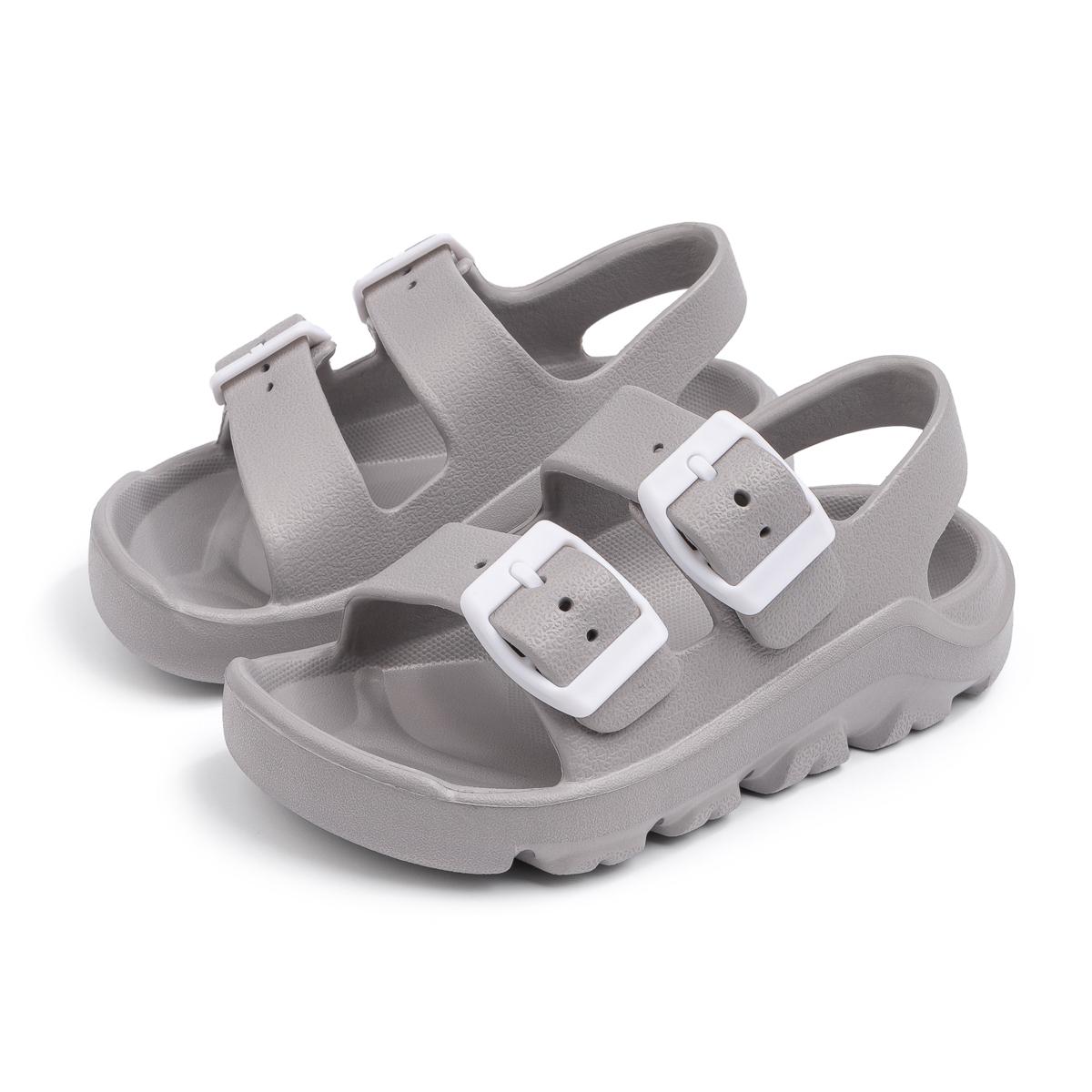 Boys & Girls Double Buckle EVA Sandals Toddler Kids Adjustable Back Strap Thick Sole Summer Beach Shoes 25
Boys & Girls Double Buckle EVA Sandals Toddler Kids Adjustable Back Strap Thick Sole Summer Beach Shoes 25