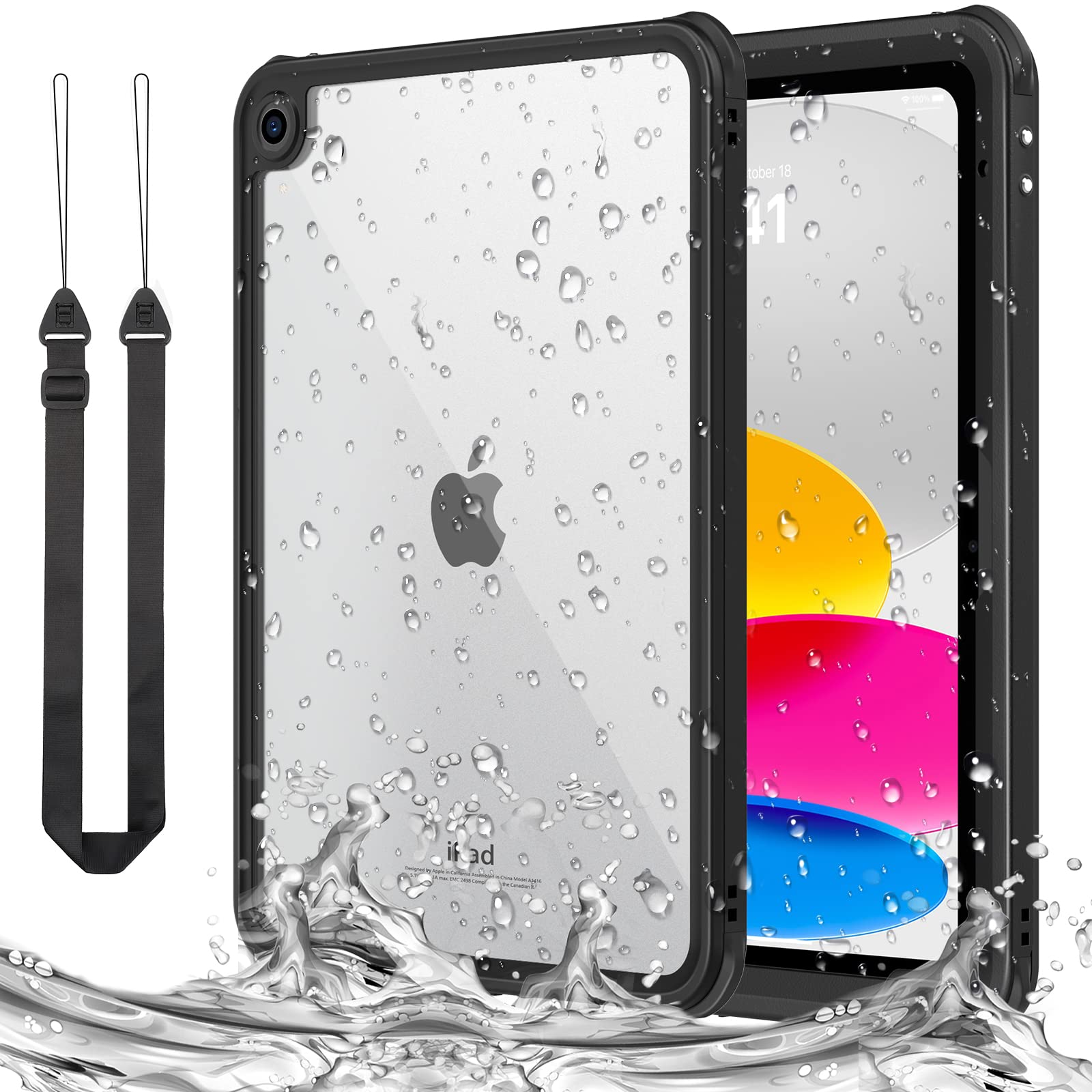 Водонепроницаемый чехол для iPad 10-го поколения Водонепроницаемый чехол MoKo для iPad 10-го поколения, соответствующий стандарту IP68, полностью водонепроницаемый
Водонепроницаемый чехол для iPad 10-го поколения Водонепроницаемый чехол MoKo для iPad 10-го поколения, соответствующий стандарту IP68, полностью водонепроницаемый
