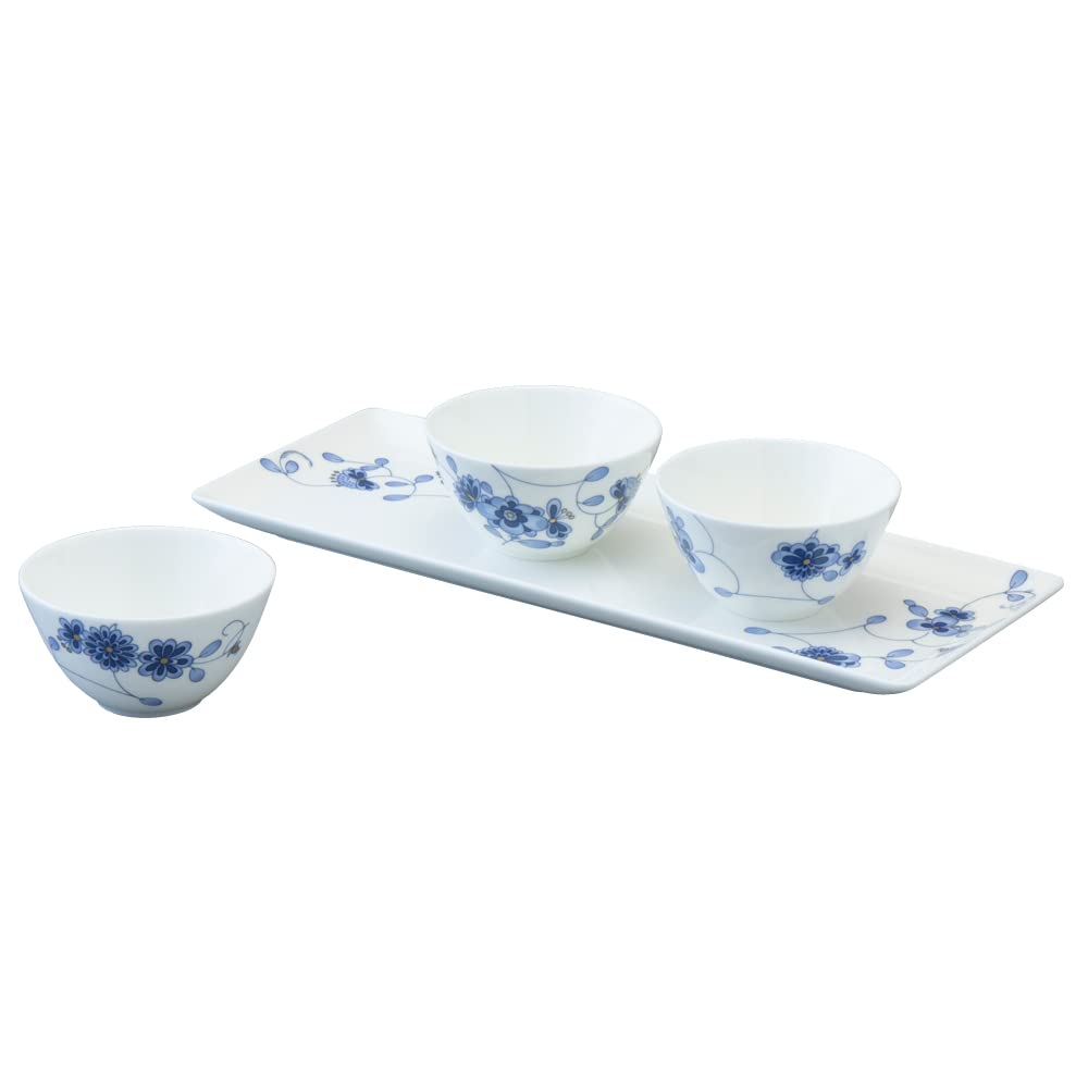 NARUMI 4-Piece Milano Blue Dinnerware Set with Plum Blossom and Chintz Design, Perfect for Weddings, Gift Boxed, 97154-23355
NARUMI 4-Piece Milano Blue Dinnerware Set with Plum Blossom and Chintz Design, Perfect for Weddings, Gift Boxed, 97154-23355
