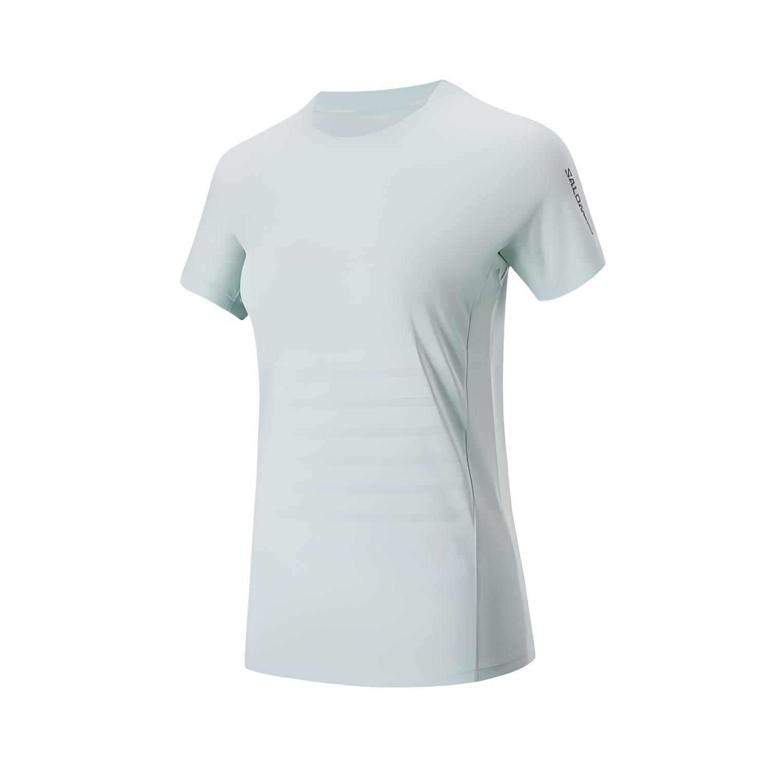 Salomon Outdoor Breathable Quick-Dry Round Neck Short Sleeve T-Shirt Women T-Shirts Misty-Blue C23376 S
Salomon Outdoor Breathable Quick-Dry Round Neck Short Sleeve T-Shirt Women T-Shirts Misty-Blue C23376 S