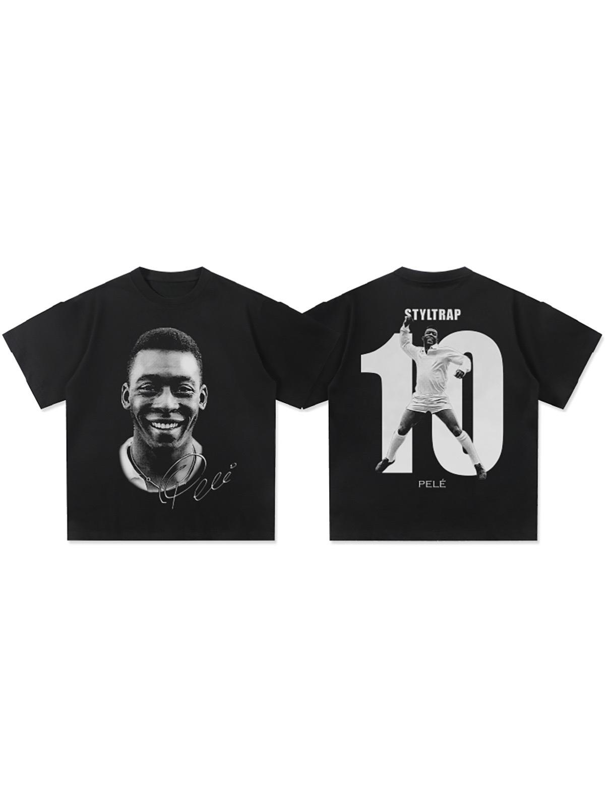 New Arrival Short Sleeved Round Neck Tshirt Men Clothing New in Top & Tees Mens T-Shirt Camisetas Pele Pele Figure Print 7104... 5XL різнокольоровий
New Arrival Short Sleeved Round Neck Tshirt Men Clothing New in Top & Tees Mens T-Shirt Camisetas Pele Pele Figure Print 7104... 5XL різнокольоровий