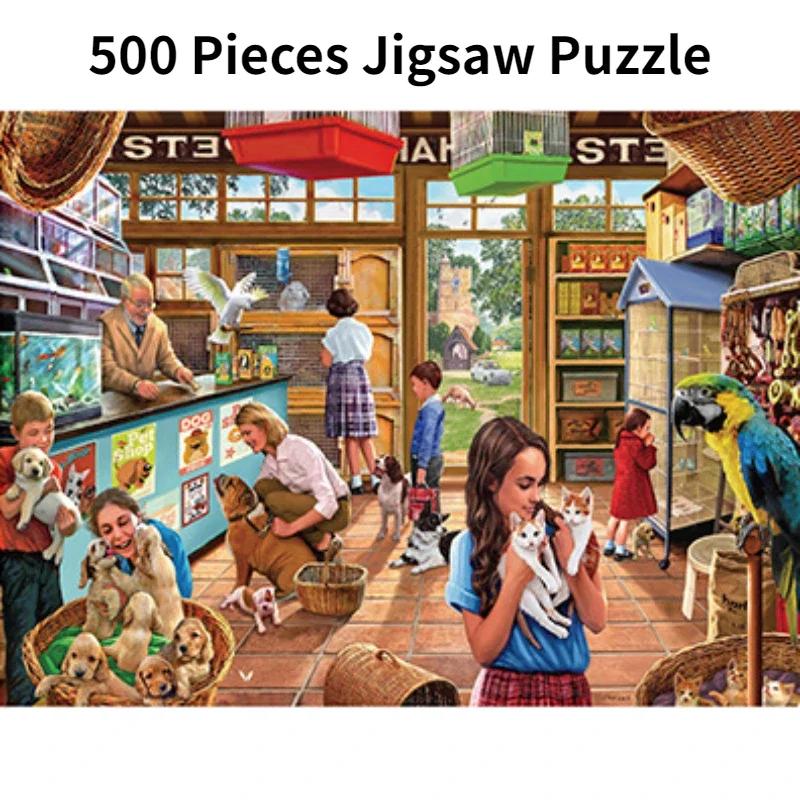 38*52cm Adults 500 Pieces Paper Jigsaw Puzzles Pet Store Beautiful Landscape Paintings Stress Reducing Toys Christmas Gifts
38*52cm Adults 500 Pieces Paper Jigsaw Puzzles Pet Store Beautiful Landscape Paintings Stress Reducing Toys Christmas Gifts