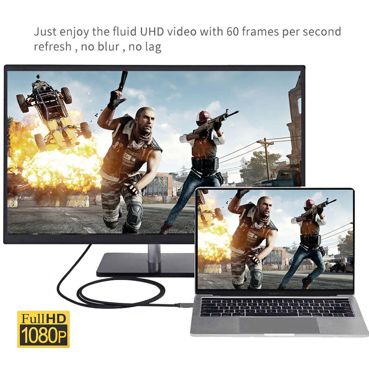 UC-018-VGA USB 3.1 Type C to VGA RGB 1080P HD Display Monitor Cable Adapter Line for Laptop,1.8m As Shown A
UC-018-VGA USB 3.1 Type C to VGA RGB 1080P HD Display Monitor Cable Adapter Line for Laptop,1.8m As Shown A
