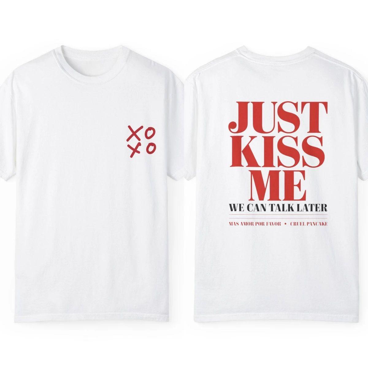 Kiss Me Attractive Patterned Printed Cotton TShirt New Summer Style Fashion Casual Short Sleeve for Both Unisex and Women S
Kiss Me Attractive Patterned Printed Cotton TShirt New Summer Style Fashion Casual Short Sleeve for Both Unisex and Women S