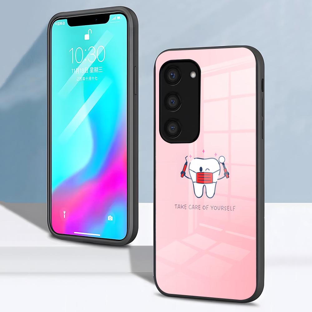 Милый чехол для телефона с зубом стоматолога для Samsung S26 S25 S24 FE S23 S22 S21 Plus S20 Ultra Note20Ultra Черная стеклянная крышка Galaxy S26 Plus
Милый чехол для телефона с зубом стоматолога для Samsung S26 S25 S24 FE S23 S22 S21 Plus S20 Ultra Note20Ultra Черная стеклянная крышка Galaxy S26 Plus