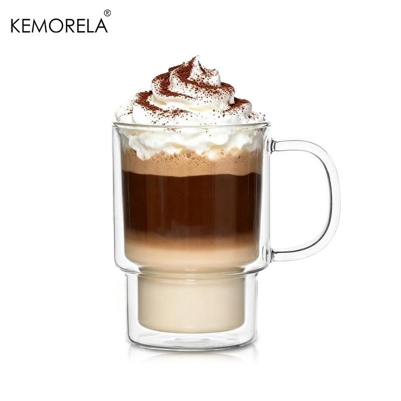 450ML Double Wall Glass Mug With Handle 1/2PCS Transparent Heat Resistant Borosilicate Cup for Tea Cappuccino Juice Hot Beverage 450ML
450ML Double Wall Glass Mug With Handle 1/2PCS Transparent Heat Resistant Borosilicate Cup for Tea Cappuccino Juice Hot Beverage 450ML