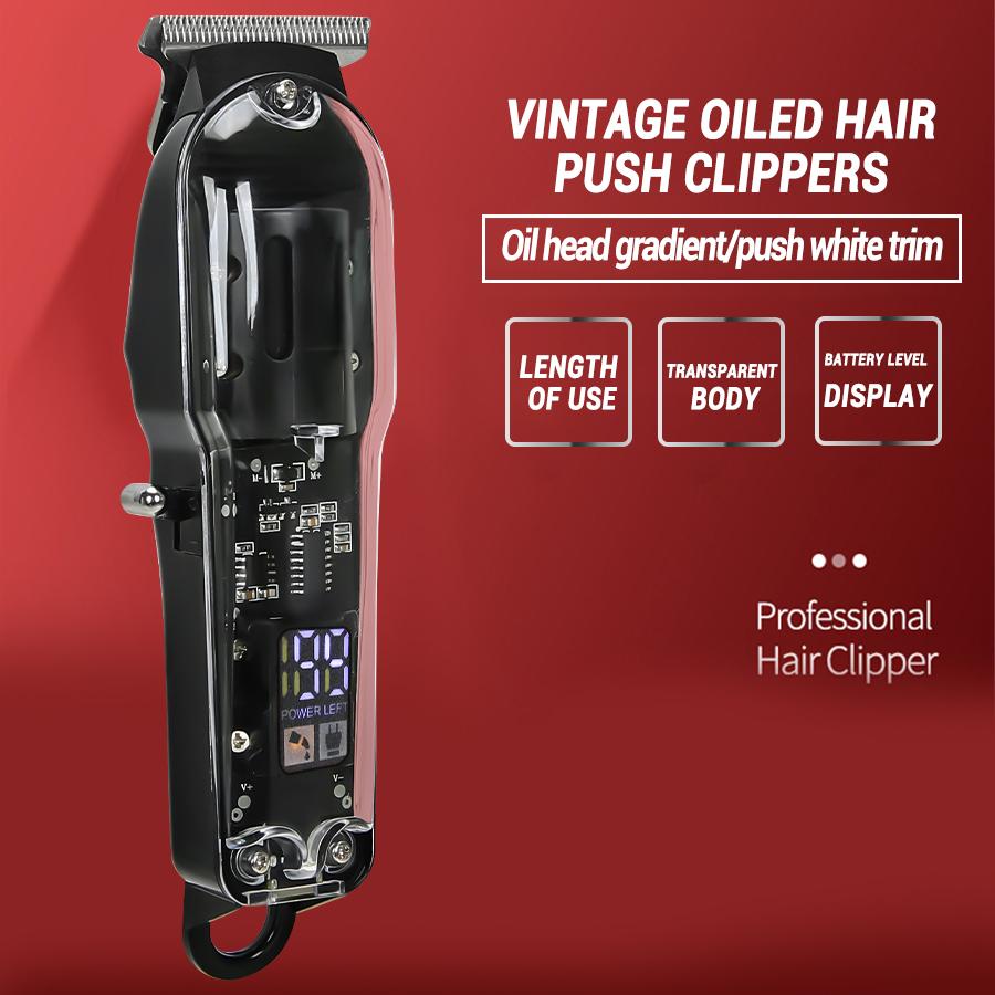 Винтажная масляная электрическая машинка для стрижки волос HairPush Clipper, беспроводная машинка для стрижки волос из нержавеющей стали, перезаряжаемая портативная машинка для стрижки волос для мужчин красный
Винтажная масляная электрическая машинка для стрижки волос HairPush Clipper, беспроводная машинка для стрижки волос из нержавеющей стали, перезаряжаемая портативная машинка для стрижки волос для мужчин красный