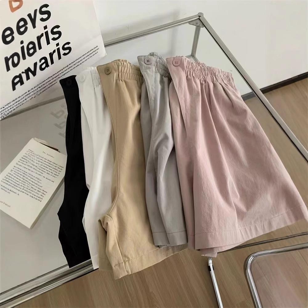 Retro Washed Cotton High Waist Wide Leg Shorts for Women - Summer Slimming Casual Design M
Retro Washed Cotton High Waist Wide Leg Shorts for Women - Summer Slimming Casual Design M