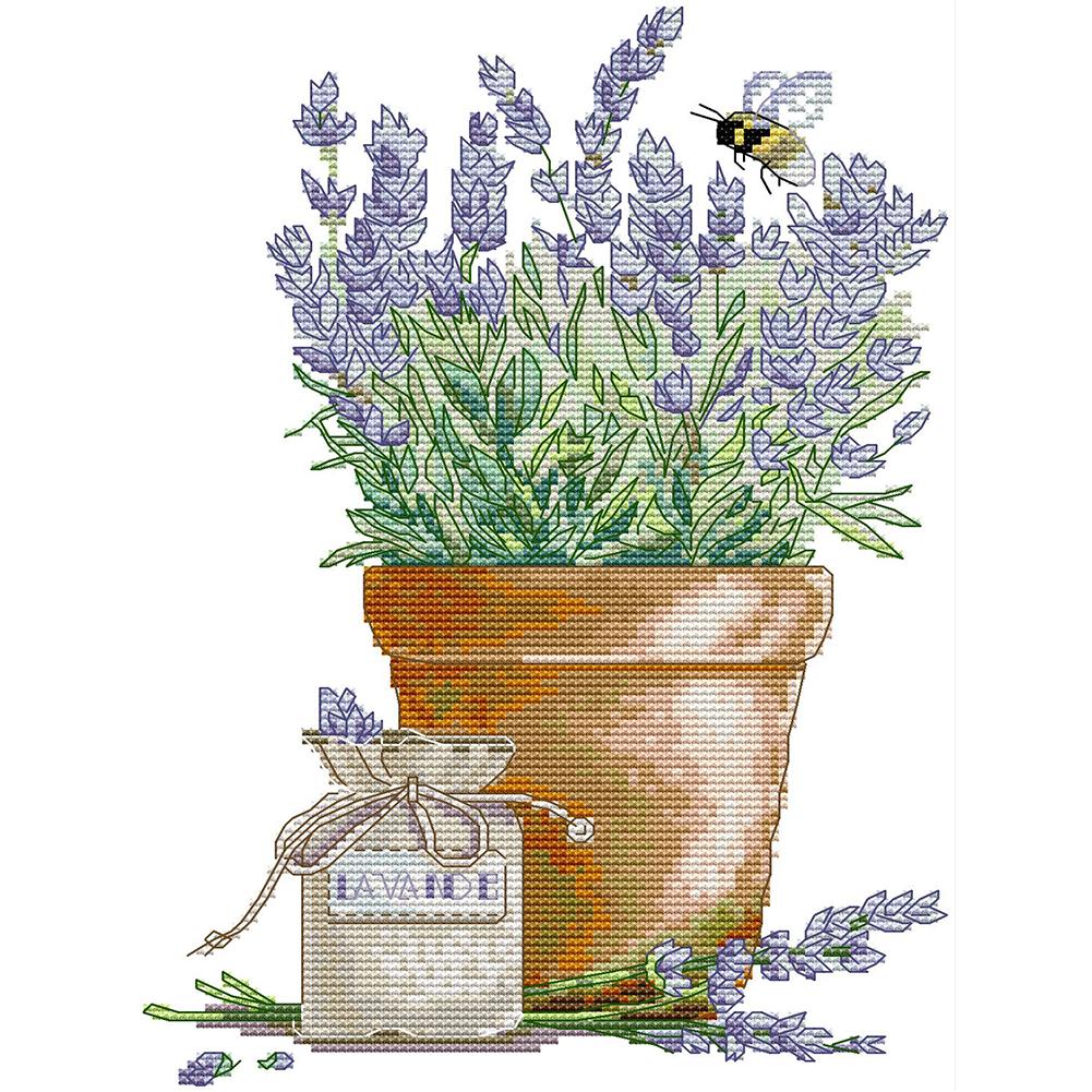 Teilstickerei Öko-Baumwollfaden 14CT berucker lavendelfarbener Kreuzstich (HA0
Teilstickerei Öko-Baumwollfaden 14CT berucker lavendelfarbener Kreuzstich (HA0