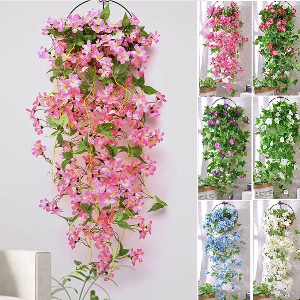 1Pcs Pink Blue White Purple Artificial Vines Plants 100cm Fake Vine Rattans Outdoor Wedding Party morning glory rose
1Pcs Pink Blue White Purple Artificial Vines Plants 100cm Fake Vine Rattans Outdoor Wedding Party morning glory rose