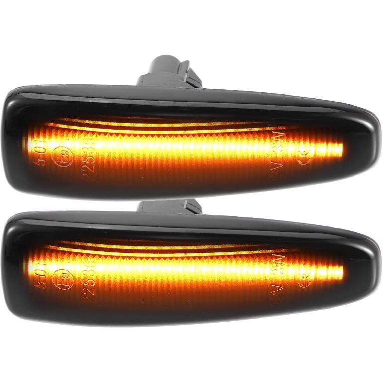 LED Side Marker Light 8351A001 Front Turn Signal Lights Fender Sidemarker Lamps for Mitsubishi Lancer 2008-2017 Black Lens Yellow LED Light 1 Pair
LED Side Marker Light 8351A001 Front Turn Signal Lights Fender Sidemarker Lamps for Mitsubishi Lancer 2008-2017 Black Lens Yellow LED Light 1 Pair