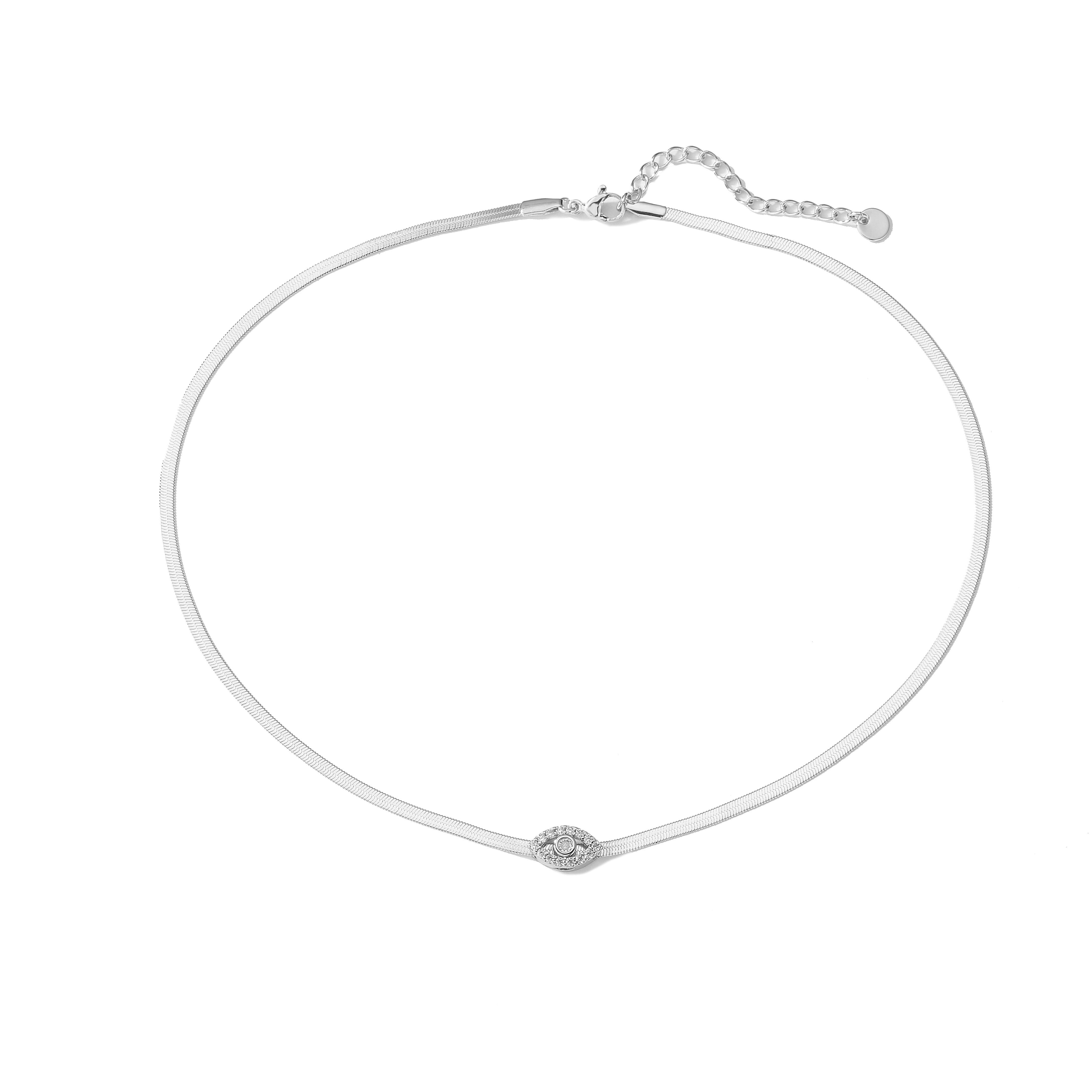 HECHENG, Enamel Evil Eye Necklace For Women ,Y2K Stainless steel blade Necklaces Choker Fashion Zircon New Trend 40cm мідний
HECHENG, Enamel Evil Eye Necklace For Women ,Y2K Stainless steel blade Necklaces Choker Fashion Zircon New Trend 40cm мідний