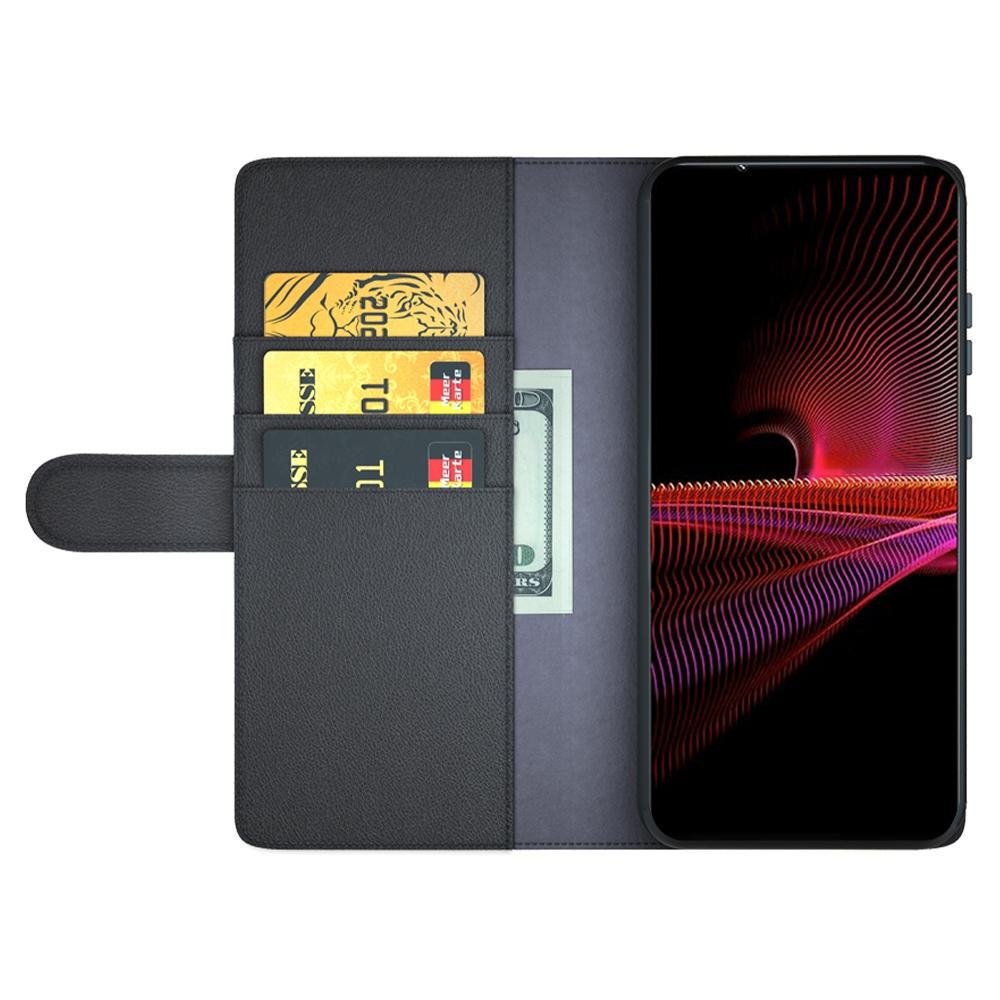 For Sony Xperia 1 III 5G Split Leather Genuine Leather Protective Cover Magnetic Clasp Wallet Stand Phone Case Black
For Sony Xperia 1 III 5G Split Leather Genuine Leather Protective Cover Magnetic Clasp Wallet Stand Phone Case Black