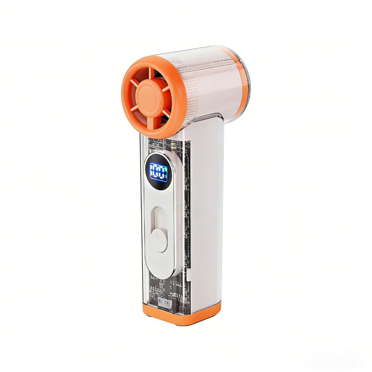 Portable High-Speed Mini Air Cannon Fan – Handheld Turbine Cooling for Desktop and Outdoor Use 50x37x122mm білий/помаранчевий
Portable High-Speed Mini Air Cannon Fan – Handheld Turbine Cooling for Desktop and Outdoor Use 50x37x122mm білий/помаранчевий
