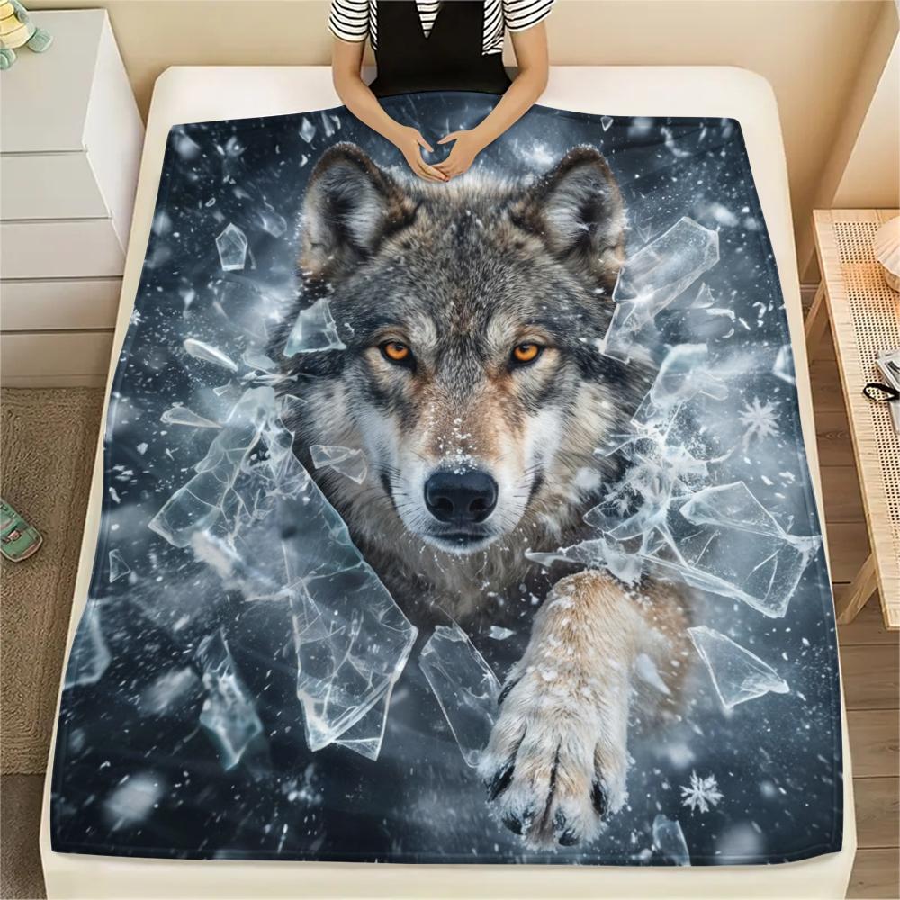 1PC Animal Photos Print Flannel Blanket, High quality All Seasons, Home Decor, Warmth and Comfort, Perfect for Christmas Gifts 80cm x 120cm
1PC Animal Photos Print Flannel Blanket, High quality All Seasons, Home Decor, Warmth and Comfort, Perfect for Christmas Gifts 80cm x 120cm