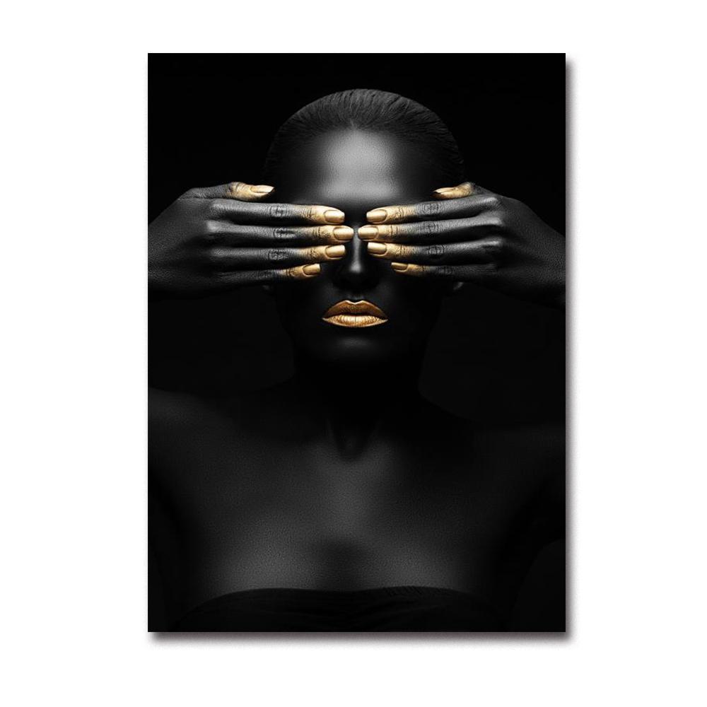 Современный дом, черная кожа, женщина, золотой макияж, моделирование холста, настенная живопись, печать плакатов, украшение для спальни, гостиной, фрески 40X50cm Unframed
Современный дом, черная кожа, женщина, золотой макияж, моделирование холста, настенная живопись, печать плакатов, украшение для спальни, гостиной, фрески 40X50cm Unframed