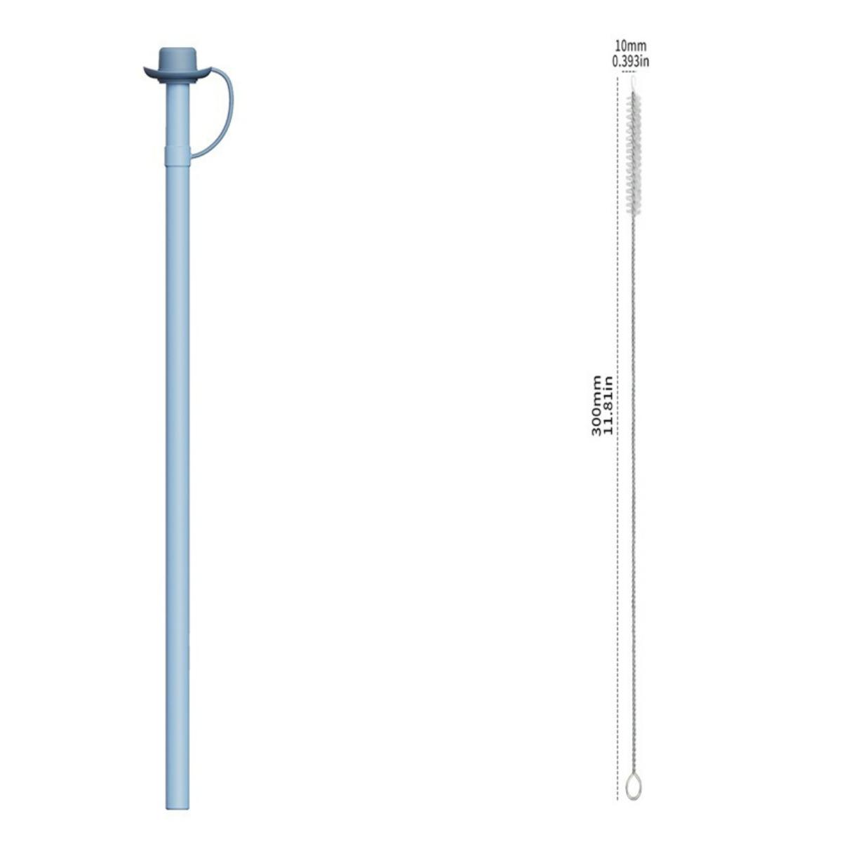 Reusable Long Silicone Straw With Cover,Compatible with Stanley 40/30 oz Cup Tumbler,Collapsible Drinking Straws with Straw Hat
Reusable Long Silicone Straw With Cover,Compatible with Stanley 40/30 oz Cup Tumbler,Collapsible Drinking Straws with Straw Hat