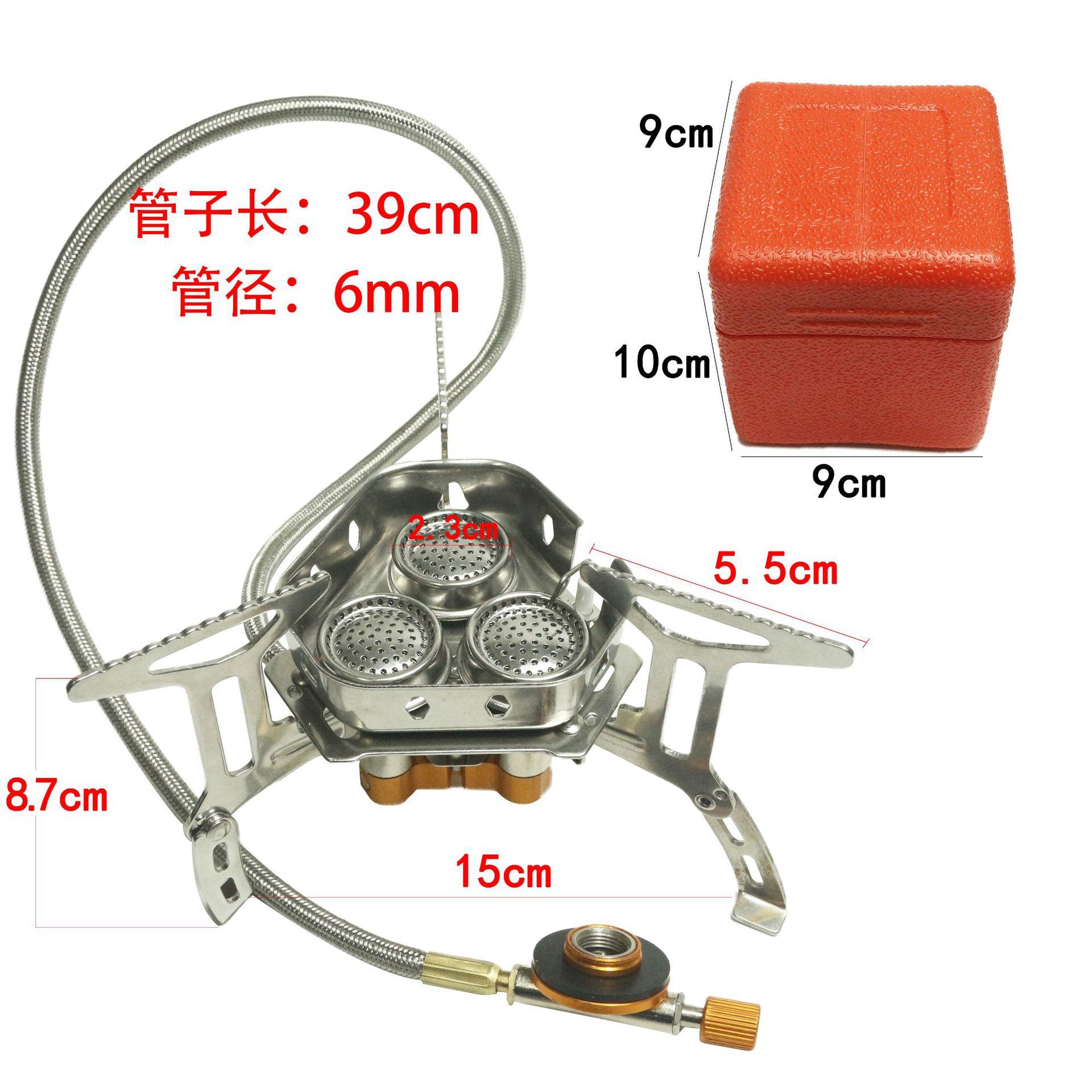 New Outdoor Split Stainless Steel Three-Head Stove, Windproof Burner Picnic Stove, Portable Foldable Stove
New Outdoor Split Stainless Steel Three-Head Stove, Windproof Burner Picnic Stove, Portable Foldable Stove